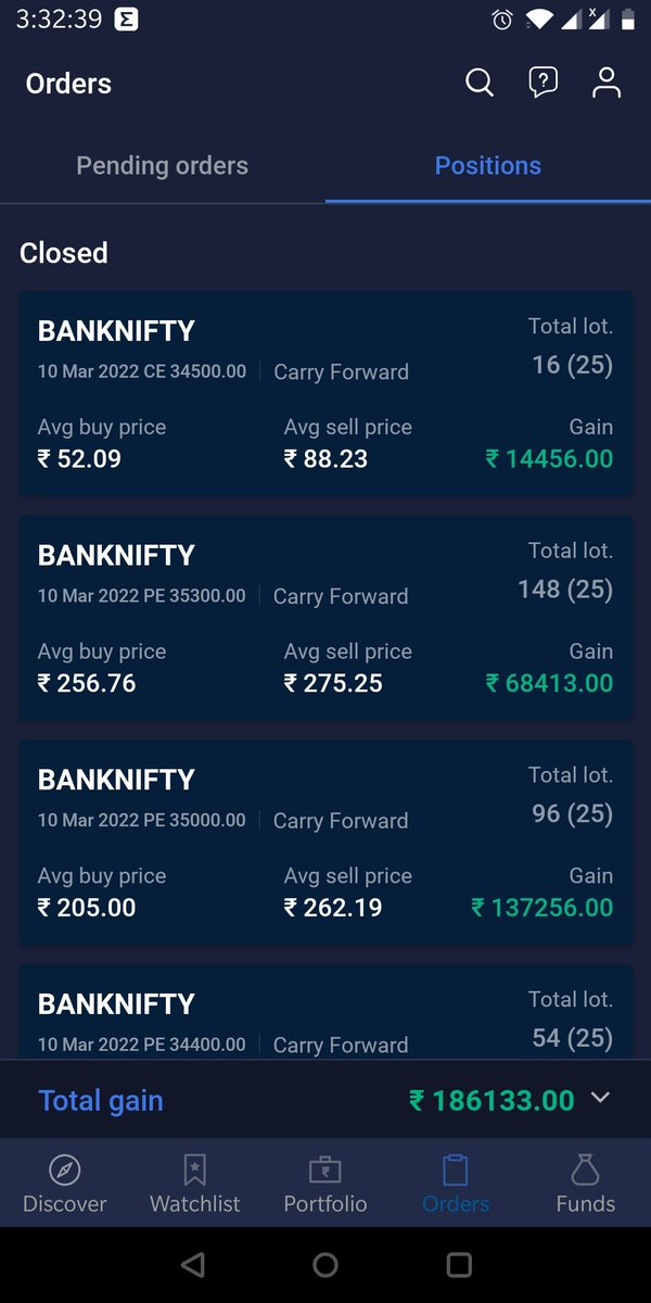 Aspirin56007739's tweet photo. Highest intraday profit of my career. @aakankshalovely thanks for your market views mam.🙏 https://t.co/Q2f3Tmmeho