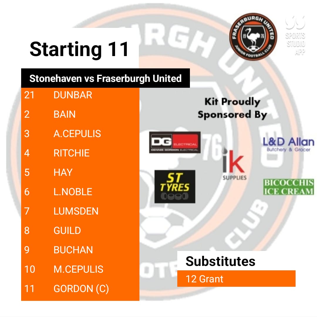 🏆 Morrison Cup Group Stage

🆚️ Stonehaven 3-0 Fraserburgh United

ℹ A depleated United squad could not find a way past league chasing Stonehaven

Apologies for the late score update from this past weekend