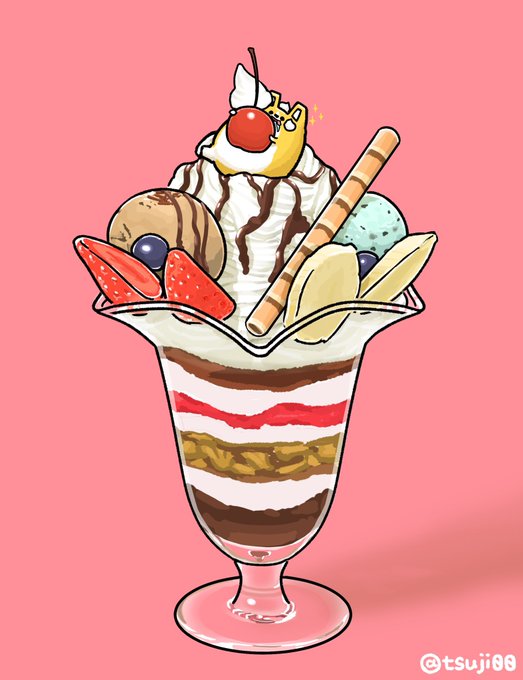 「sundae」 illustration images(Latest｜RT&Fav:50)