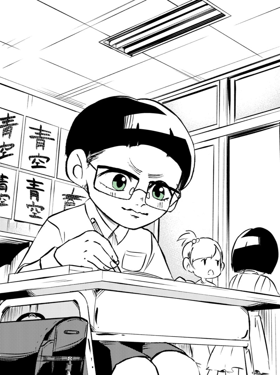 教室

#イラスト 
#漫画家志望 
#illustration 