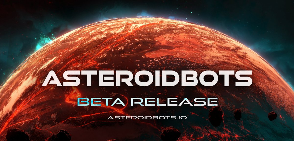 Asteroidbots is a play &amp; earn NFT mining and building game on WAX blockchain!

You can start collecting resources with a asteroidbot - mining tool and start to earn NFTs today!

play.asteroidbots.io