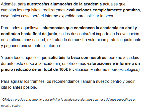 IvannNeurocien's tweet photo. Hoy, 10 de marzo, nuestra academia cumple 1 año.
Puedes inscribirte en nuestra jornada de puertas abiertas: https://t.co/im3xYTGZHb Tramitamos becas NEAE:https://t.co/8bV6XVqD10 #becasneae #ivanninstituto https://t.co/cz97sPwvSj
