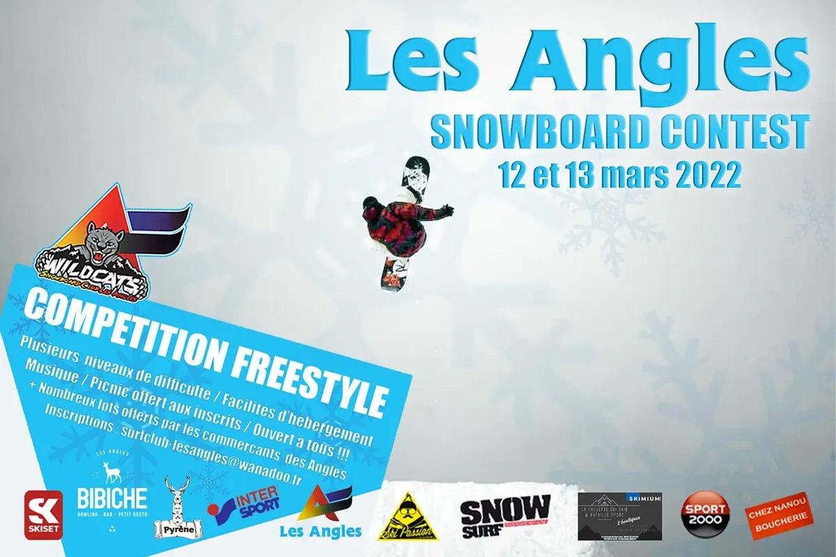 La traditionnelle compétition open slopestyle de <a href="/LesAnglesSki/">Les Angles</a> aura lieu ce weekend, avis aux Pyrénéens! bit.ly/3wb4PgT