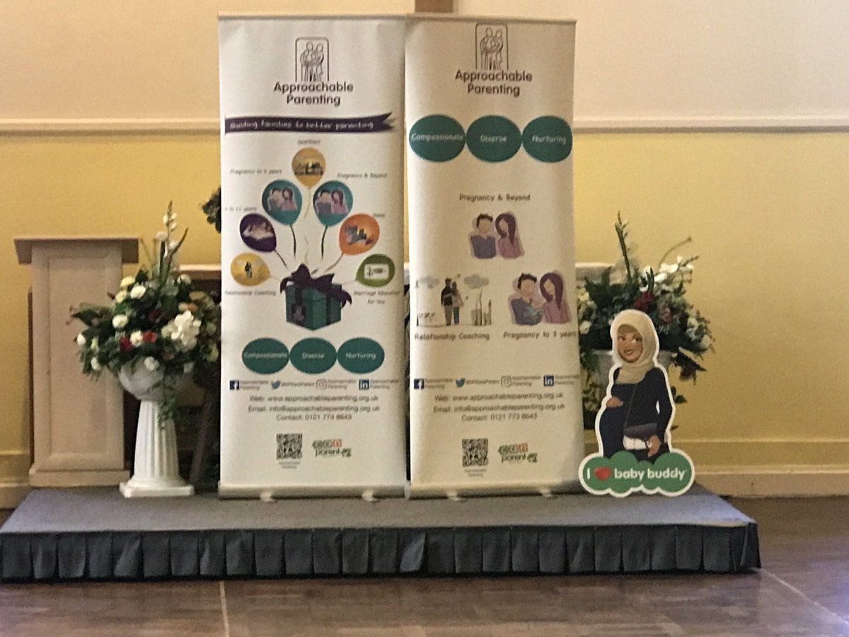 All set up and ready to go ⁦<a href="/5PillarsParent/">Approachable Parenting</a>⁩ #IWD we are #breakingthebias , we are delighted that we have many partners present today ⁦<a href="/barnardos/">Barnardo’s</a>⁩ @⁦<a href="/SpurgeonsUK/">Spurgeons</a>⁩ ⁦@BestBeginnings⁩ ⁦<a href="/BabyBuddyApp/">Baby Buddy</a>⁩ ⁦<a href="/LoftFoundation/">Loft 25 Foundation</a>⁩ ⁦<a href="/BhamForwardStep/">Birmingham Forward Steps</a>⁩