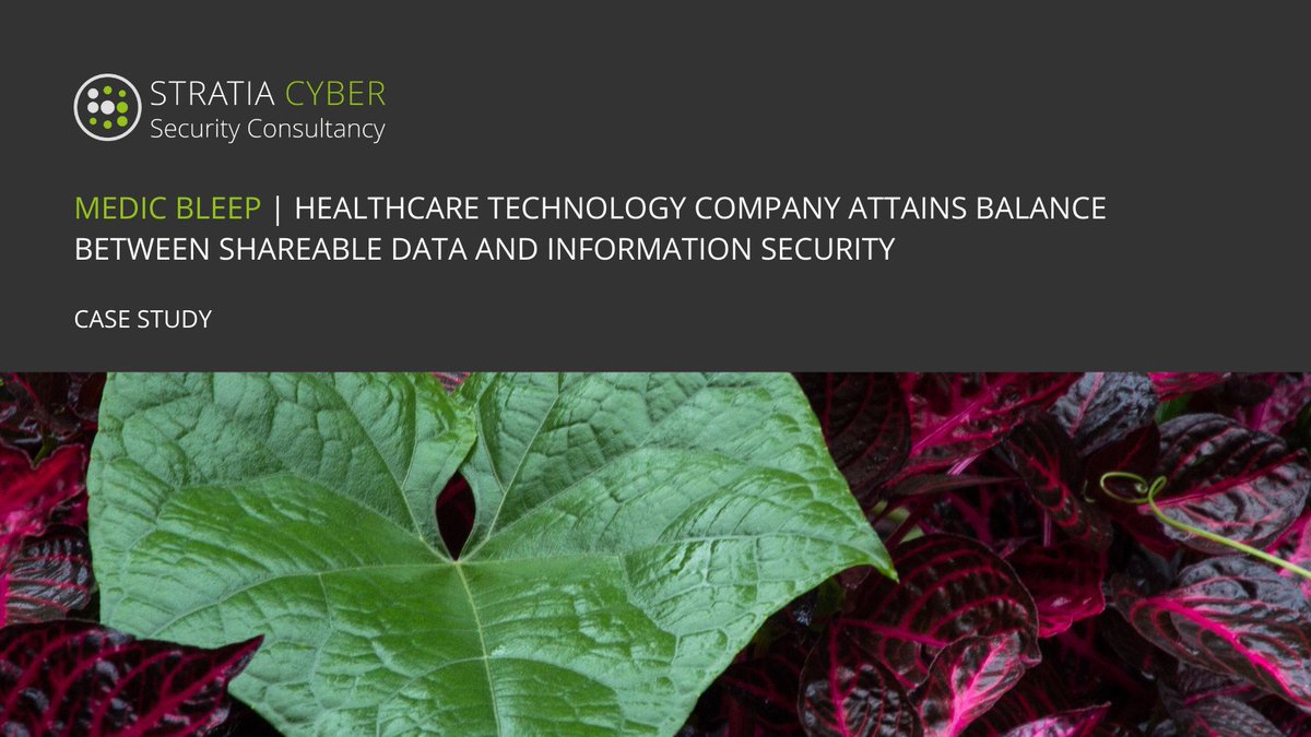 Do you often worry about the security of your software and its susceptibility to cyber attacks?
 
Find out how we secured the <a href="/MedicBleep/">Medic Bleep</a> application through penetration testing: 
stratiacyber.com/wp-content/upl…

#cyberresilience #pentesting #cyberready