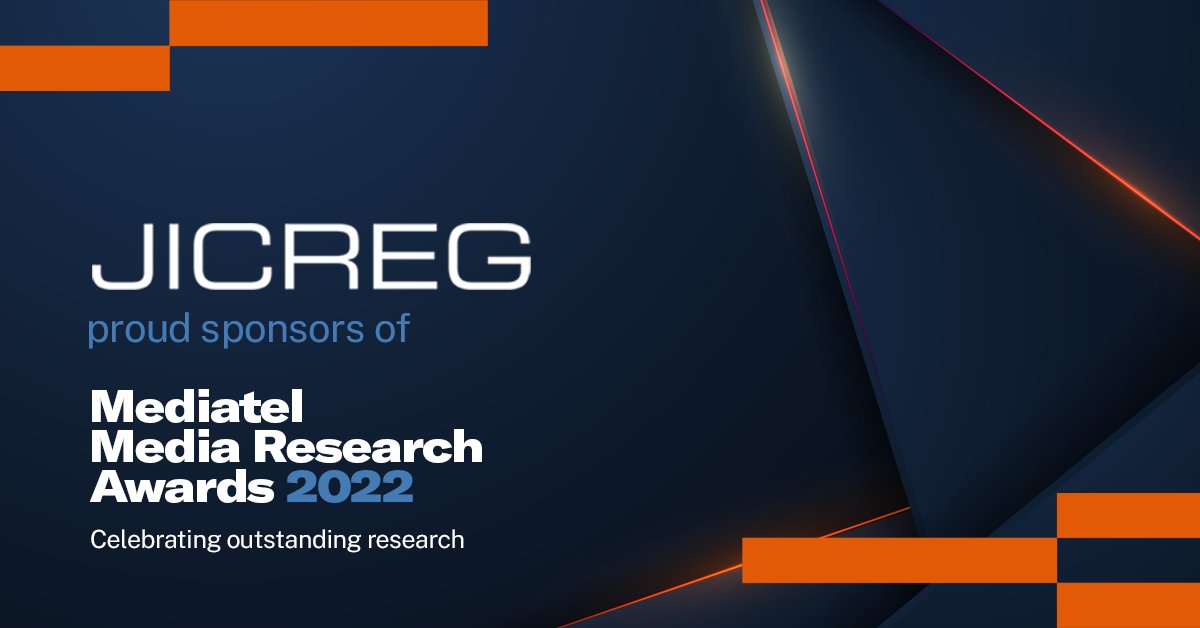 JICREG's tweet image. Best of luck to all the businesses shortlisted for the #mmras Research Effectiveness Award which is sponsored by JICREG. Winners announced at awards ceremony today. @TheMediaLeader