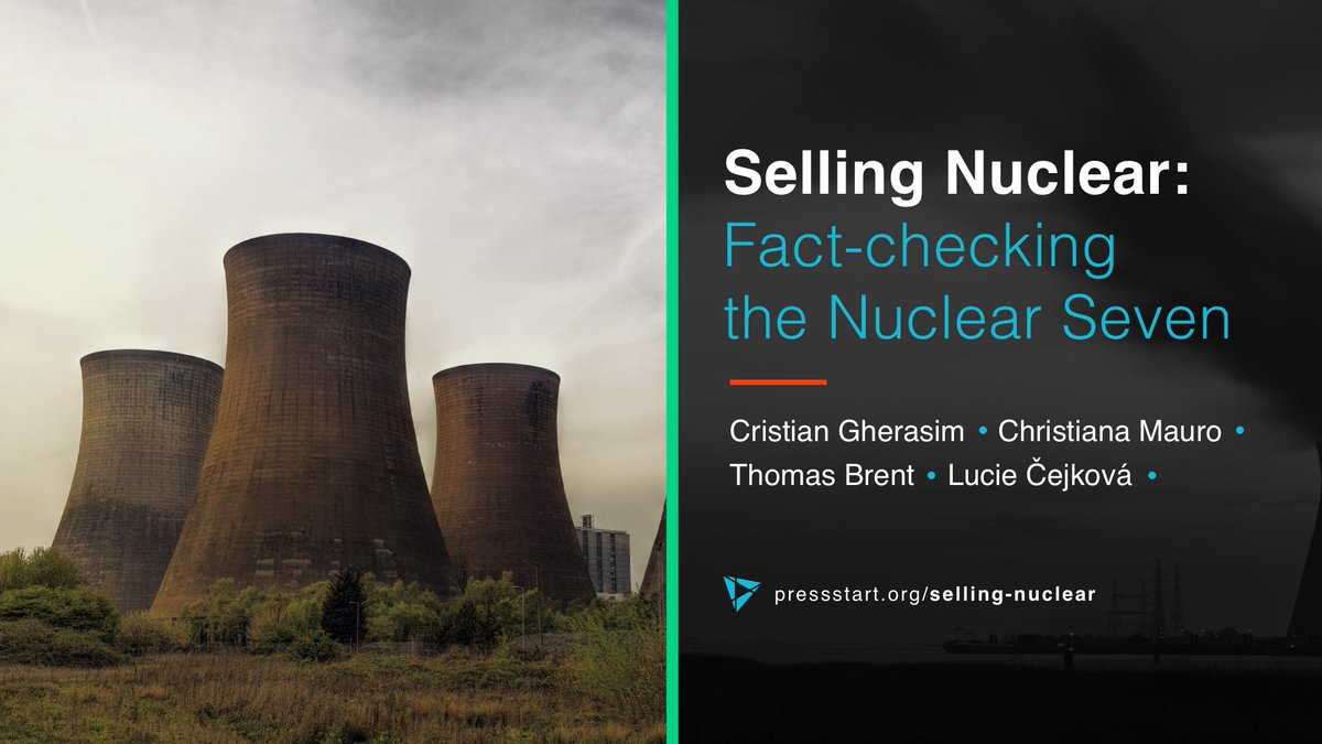 ☢️We are at a turning point that will potentially decide the future of nuclear power in Europe for generations. But have you ever heard about 'Green Taxonomy'? Support our fact-checking project now:
pressstart.org/selling-nuclear #NuclearEnergy #nuclear #EU #EnergyCrisis