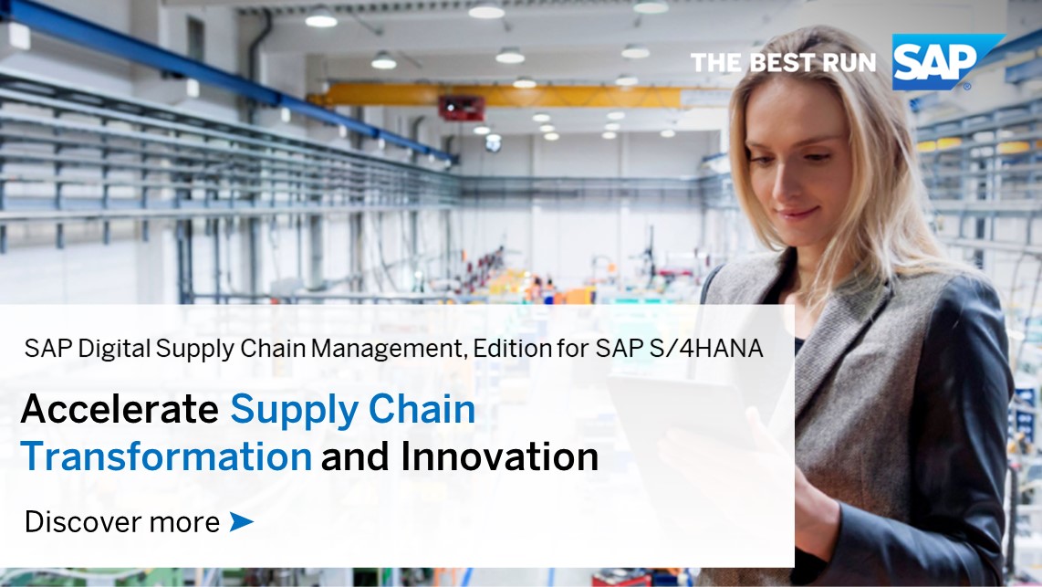 How you can deploy essential supply-chain functionality, while taking a step-by-step approach to SAP S/4HANA transformation journey with SAP Digital Supply Chain Management   ari.ba/fQT
