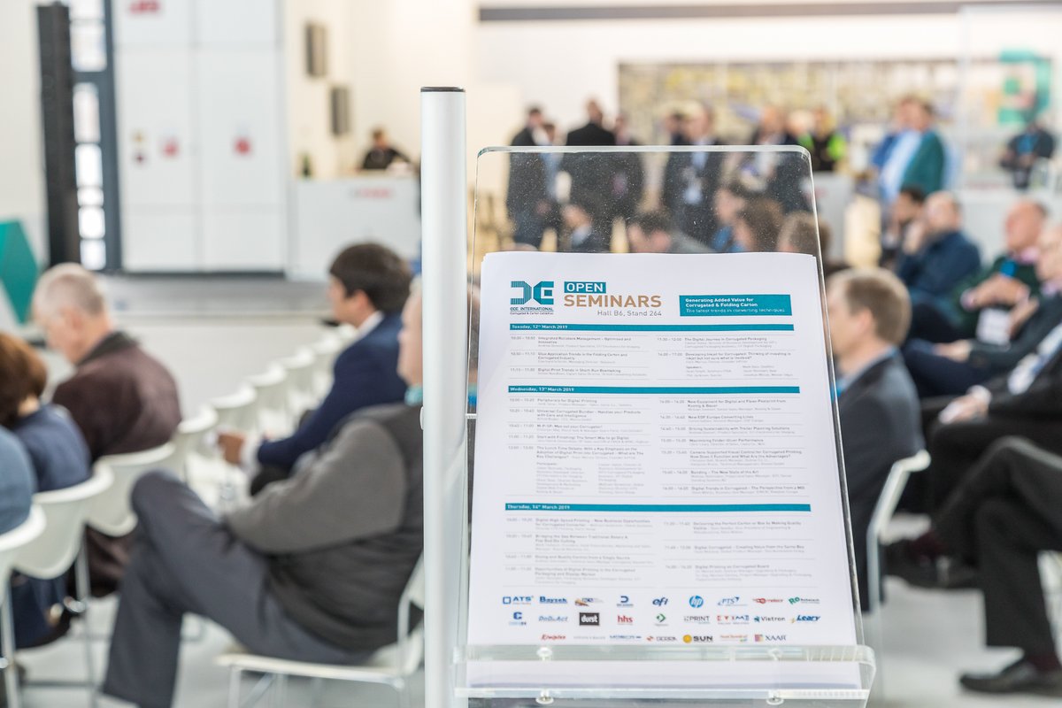 CCE_Intl's tweet photo. #CCEInternational open seminars will take place on all 3 #exhibition days and feature case studies, technical talks and panel discussions on the latest trends and topics in #corrugated and folding carton production and processing 🧐

View the programme ➡️ https://t.co/zd09uQMDfU https://t.co/qNVIIaJLC9