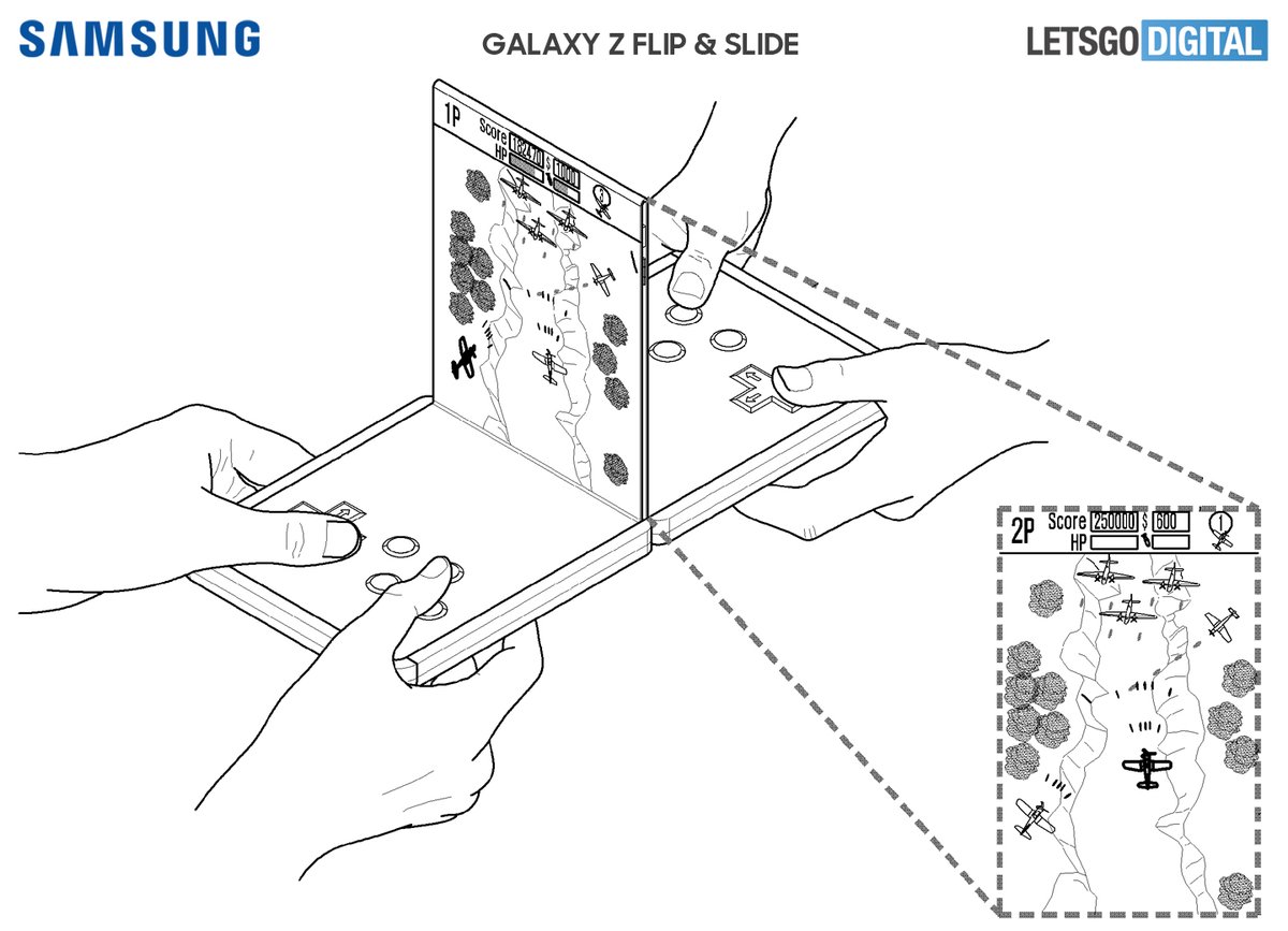 Samsung Galaxy Z Flip Slide 🔥😍
nl.letsgodigital.org/smartphones/sa…

- Folding and sliding display
- Enhanced multiplayer mobile gaming
- Punch hole camera

Source: Patent 10 March 2022
nl.letsgodigital.org/uploads/2022/0…

#Samsung #SamsungGalaxyZFlip #SamsungZFlip #GalaxyZFlipSlide #SamsunZFlipSlide