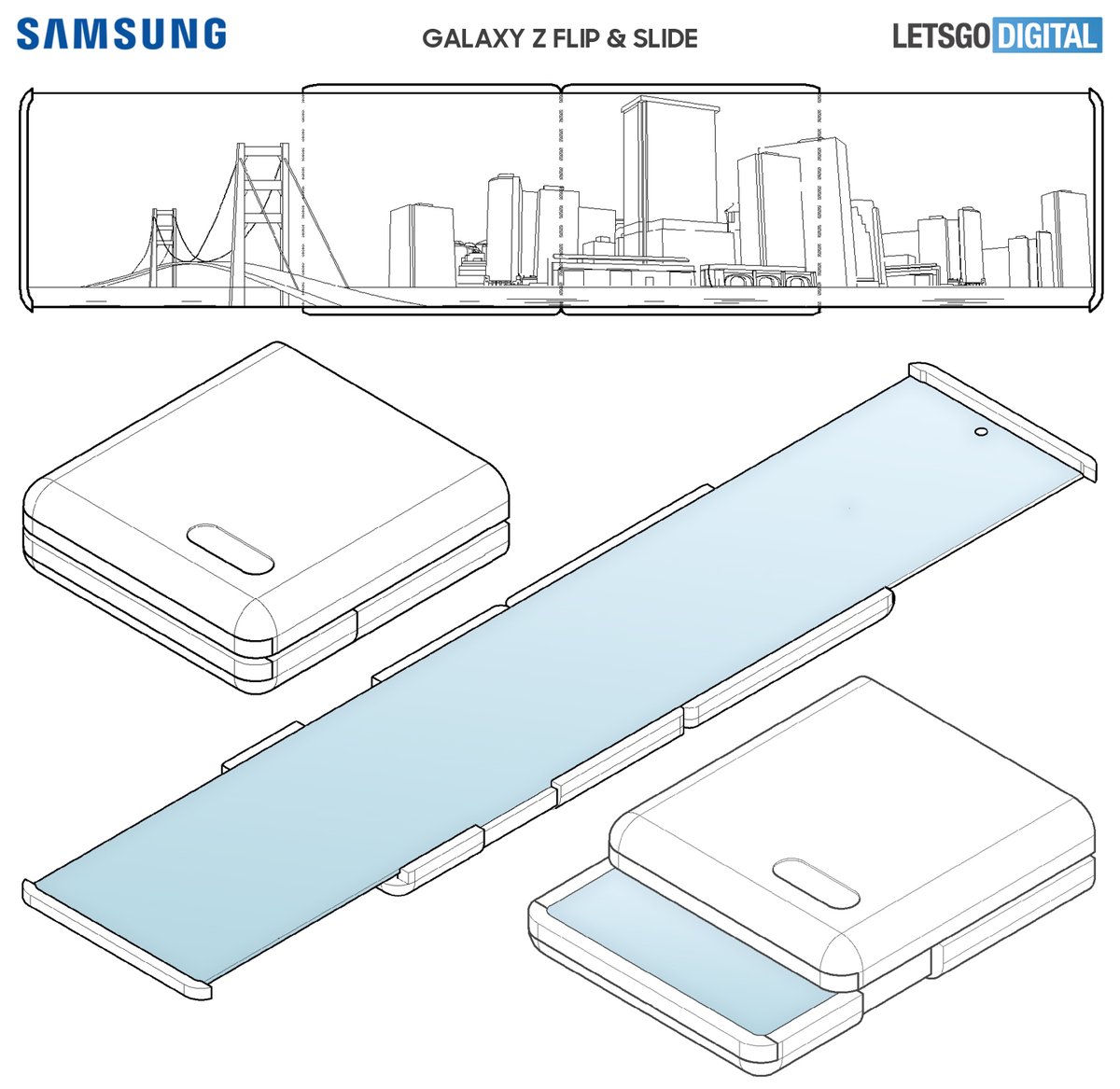 letsgodigitalNL's tweet photo. Samsung Galaxy Z Flip Slide 🔥😍
https://t.co/3yIFkliS0K

- Folding and sliding display
- Enhanced multiplayer mobile gaming
- Punch hole camera

Source: Patent 10 March 2022
https://t.co/I1ilTSW4Ay

#Samsung #SamsungGalaxyZFlip #SamsungZFlip #GalaxyZFlipSlide #SamsunZFlipSlide https://t.co/UtHoObmsBT