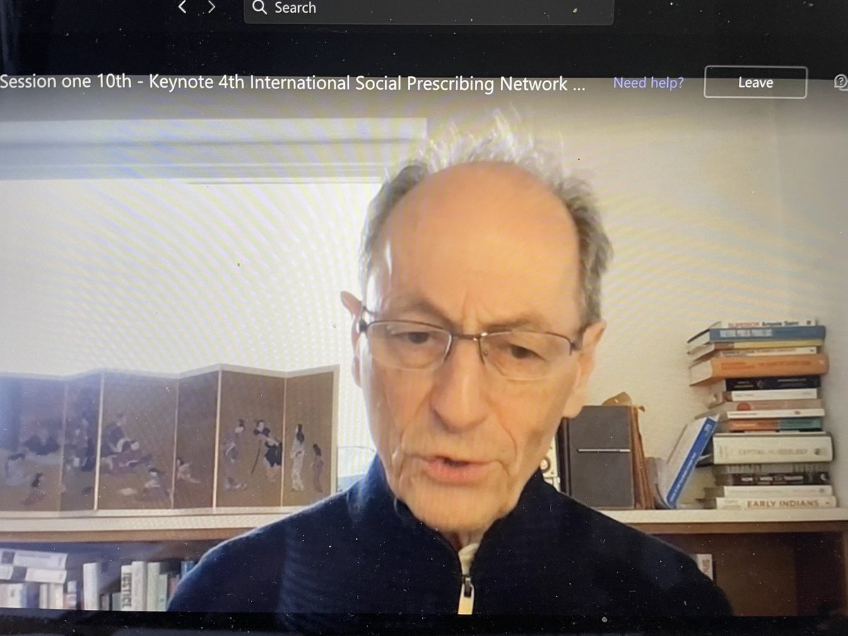 “Give me a break” Michael Marmot’s response to current piecemeal efforts to bolster #youngpeople #wellbeing #socialprescribing2022