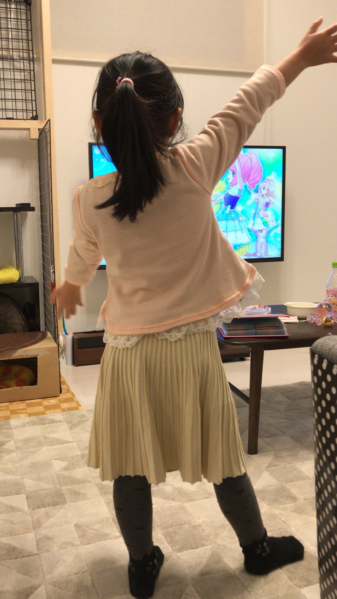 さかえ アイカツ5周年の時の娘と9周年の時の娘 似たような写真並べてみたけどデッカくなってるねぇ アイカツソングを歌って踊るのが好きなのは変わらずだけど T Co 3dhff8t1t4 Twitter