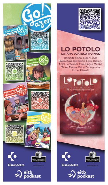 🏥👧🏽 Gure ospitaleetan dauden umeek beste baliabide berri bat dute, egonaldia atseginagoa izan dadin: audioliburuak

🎧📙 Ospitaleratzea hastean, orri-markatzaile batzuk jasoko dituzte; haietan, QR kode batzuk ageri dira edukiak deskargatu ahal izateko

➕ ow.ly/SA7R30se3ng