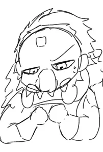 個人的に可愛く描けたガスおじでも見って行ってくれ 