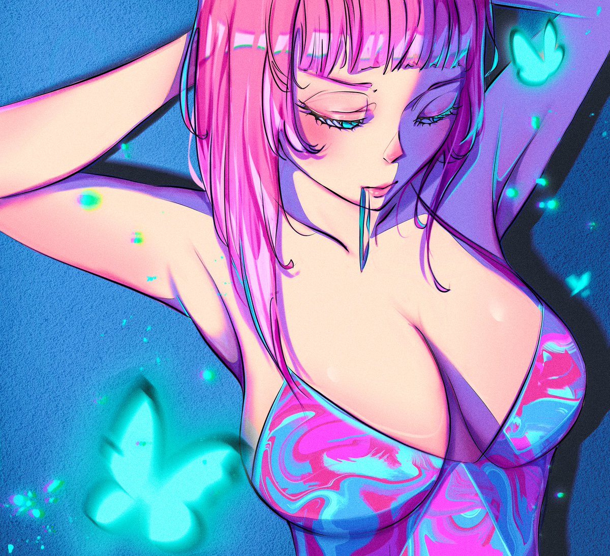 momochuuki's tweet photo. I love my art style and it took so long for me to feel this way 💖🎨#momomoonart https://t.co/7dJ8htuo5B