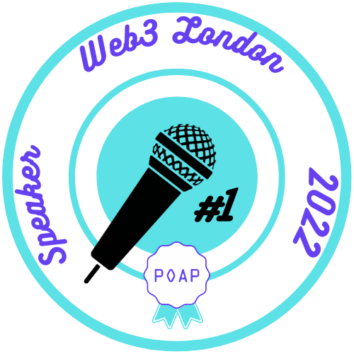 nextai_london's tweet photo. I'm thinking of creating a new POAP specially for speakers 🌈🦄
Do you like this design? @poapxyz @poapfr @lamoureuxpa @ape_gainz @rosspower @milalolli @LaNFTina @stefixy 🏆👏
#web3 #london #poapathon ✨🚀 https://t.co/rwXUKVk5hT