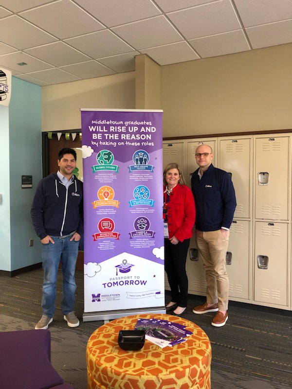 jamesmstoffer's tweet photo. Team @abreplatform is pumped to co-present with the great @d7houser on our strategic partnership with Passport to Tomorrow this morning @MiddletownOH for #DPLIS! @MCSDSuper @DigitalPromise @DPLeague #MiddieRising #wholechild #studentsuccess https://t.co/FuQsQ2ALb2