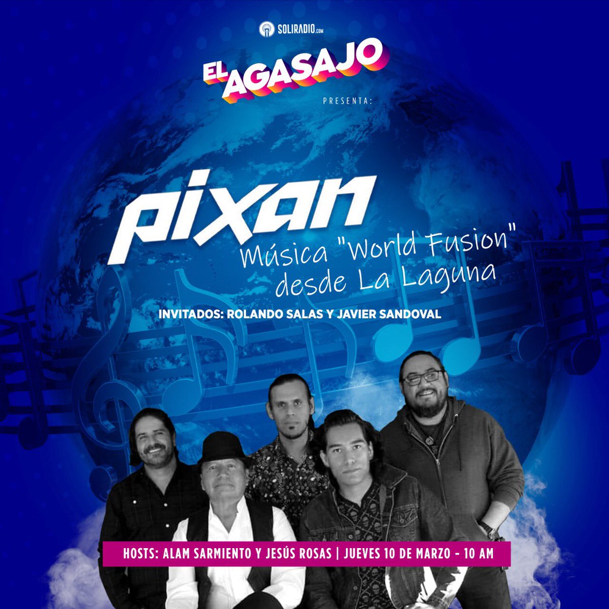 PixanOficial's tweet photo. Acompáñanos hoy en el programa de radio “El Agasajo”. No se lo pierda! #Torreón #Coahuila #Lerdo #GomezPalacio #Durango #Zacatecas #NuevoLeón #Guanajuato #CDMX https://t.co/RuVumvM8lS