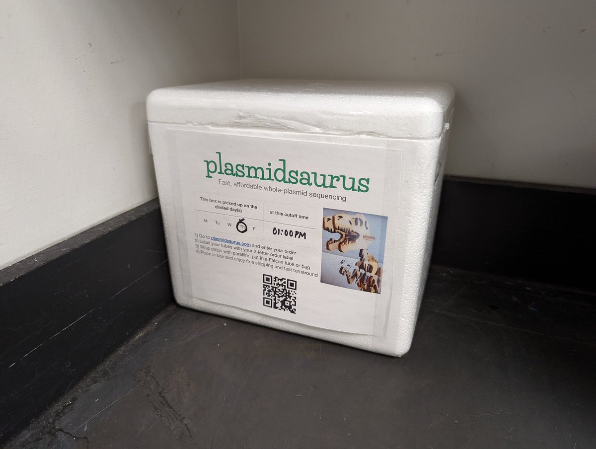 This dropbox is at the common corridor at the 3rd floor of the Biochem Labs building. Pickup every Thurs 1pm. <a href="/UWBiochem/">UW–Madison Biochem</a> <a href="/BMC_UW/">UW Biomolecular Chemistry</a>. Thank you <a href="/Sour_Agrawal/">Sourav Agrawal | ସୌରଭ</a> and Lin for setting this up.