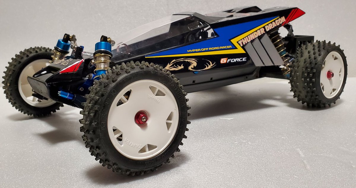 DT-03にサンダードラゴンのボディを 載せてみた。 サンダードラゴンの