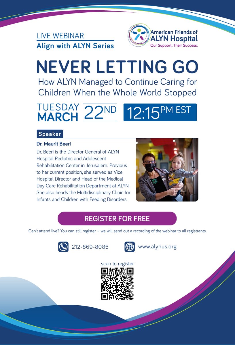 American Friends of ALYN Hospital tweet media