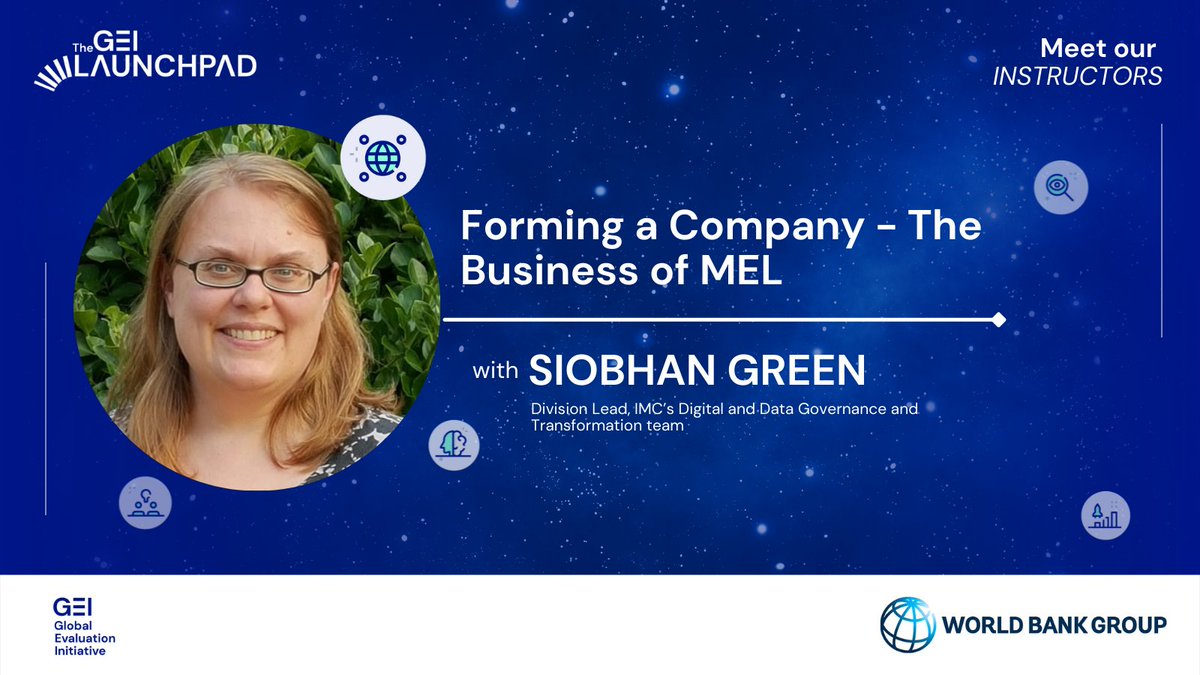 We are looking forward to our GEI Launchpad session with guest speaker <a href="/siobhangreen/">Siobhan Wilson Green</a> who will be speaking on 🔥hot topic, "Forming a Company: The Business of MEL." Get to know more about our guest here: bit.ly/3rRvlbe #Entrepreneurship #data #evaluation