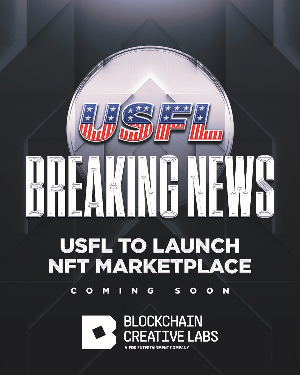 UFLonFOX's tweet photo. Coming soon: The USFL NFT Marketplace 👀 https://t.co/LBVHeGXbtM