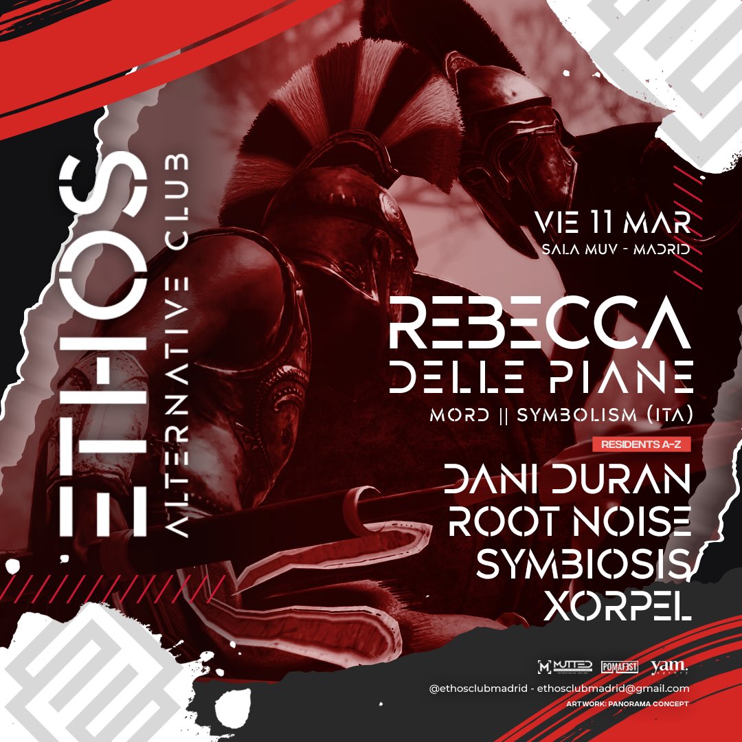 Rebecca Delle Piane for the first time in Madrid at Ethos Club