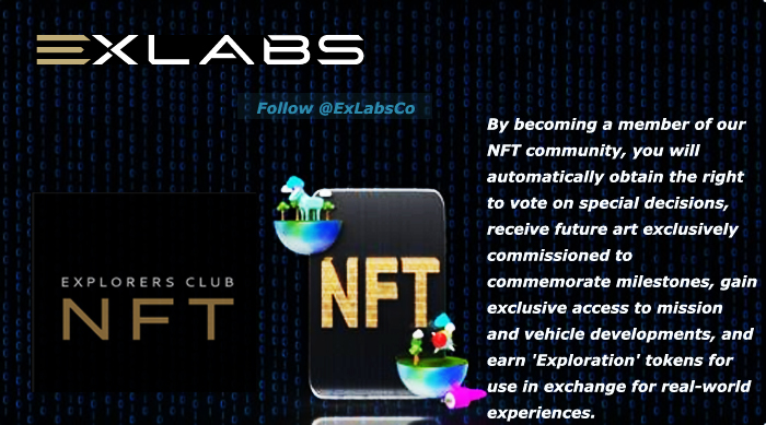 stargem56's tweet photo. Follow @ExLabsCo for a great project and it's really going to be an amazing launch. #NFTs are growing worldwide, and this one is the best of the best of NFTs. 
#NFT #NFTcrypto #NewNFT #NFTDesign #NFTshill #Dogelon #Ethereum #NFTspace #ExplorersClub https://t.co/E13JVTJ2cn