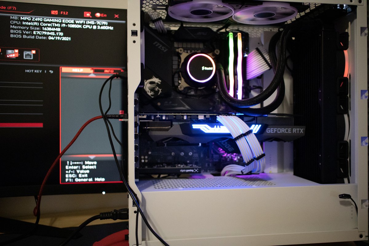 It's alive!  Successful post of the Kazahana (かざはな)  build!  Time to adjust settings, install Windows and drivers!