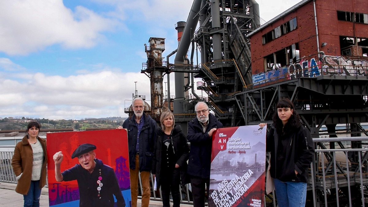 Hoy la Fundación Periko Solabarria  ha presentado un ciclo de charlas en Ezkerraldea y Meatzaldea bajo el lema "120 años de industria, lucha y memoria trabajadora". 

📝 ¡ Ir preparando agenda !