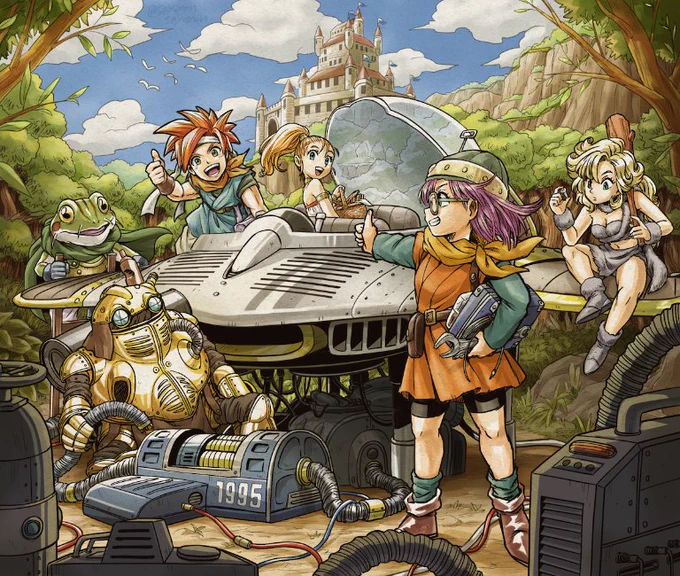 僕らの夢が
今、時空を超える

#クロノトリガー27周年
#ChronoTrigger27th

クロノ・トリガー27周年おめでとうございます〜!!🎉✨ 