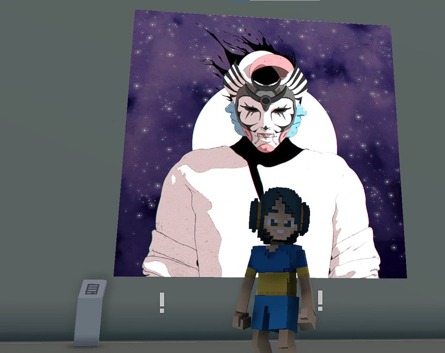 MariaSt28771456's tweet photo. Look at me on NFT Institute in front of an amazing @omnimorphs! #OmnimorphSelfie https://t.co/nkGPB9PySV