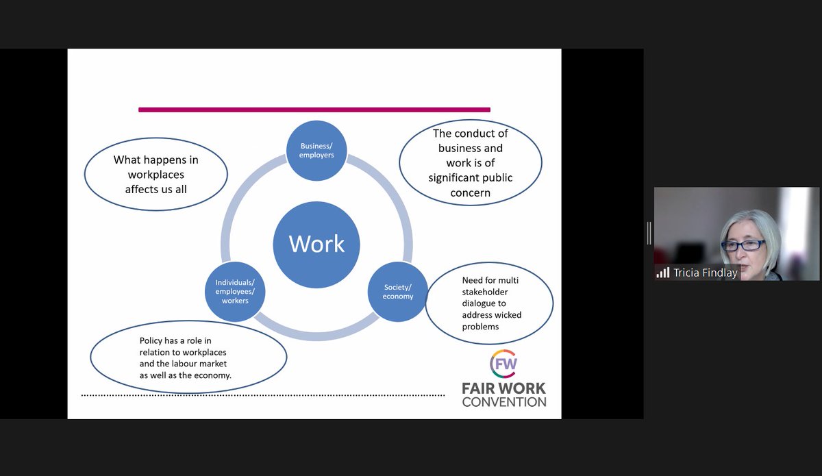 PrOPEL_Hub's tweet photo. "At the heart of #fairwork is the belief that there is a way of working that benefits everyone."

Strong messaging on the mutual gains #fairwork brings for employers, employees and the economy from @FindlayPatricia from @PrOPEL_Hub &amp; @FairWorkScot at our @ProdClubScot event. https://t.co/e2crSi73AS