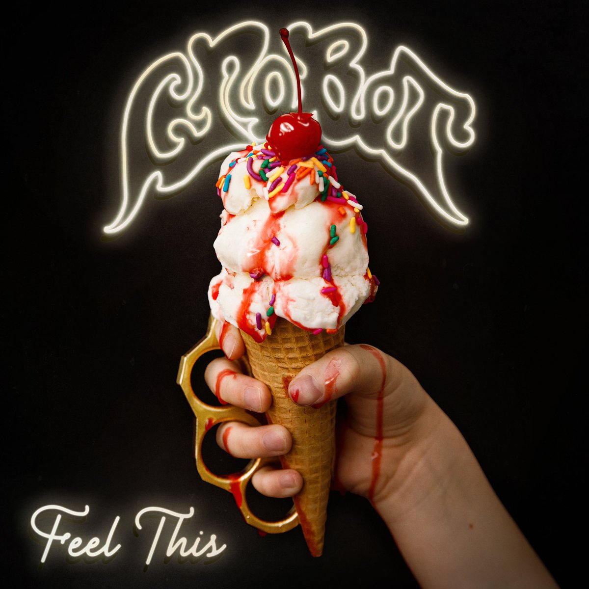 Crobotband's tweet photo. The cat is outta the bag #beardos! Our new album Feel This is out June 3rd! Go stream the new single “Better Times” and watch the new video OUT NOW! 

Pre-Sale 👉🏽https://t.co/qxtvvFCZV3

#crobot #Feelthis #bettertimes #newmusic #newjams #newriffs #newalbum #mascotrecords https://t.co/GqLOedChBZ