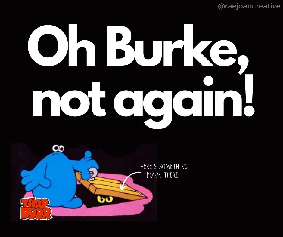 raejoancreative's tweet photo. OMBOTD: @OneMinuteBriefs
Create posters to advertise your #FavouriteChildhoodTVShows
@thetrapdoor #thetrapdoor #dontopenit #burke https://t.co/EqjCwEY6gP