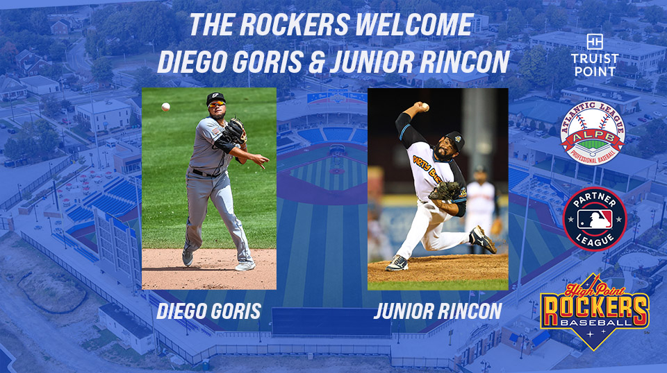 Please welcome our two newest Rockers! <a href="/DiegoGoris/">Diego Goris</a> <a href="/AtlanticLg/">Atlantic League</a>
bit.ly/3KuRweU
#KeepRockin'
#RockOn