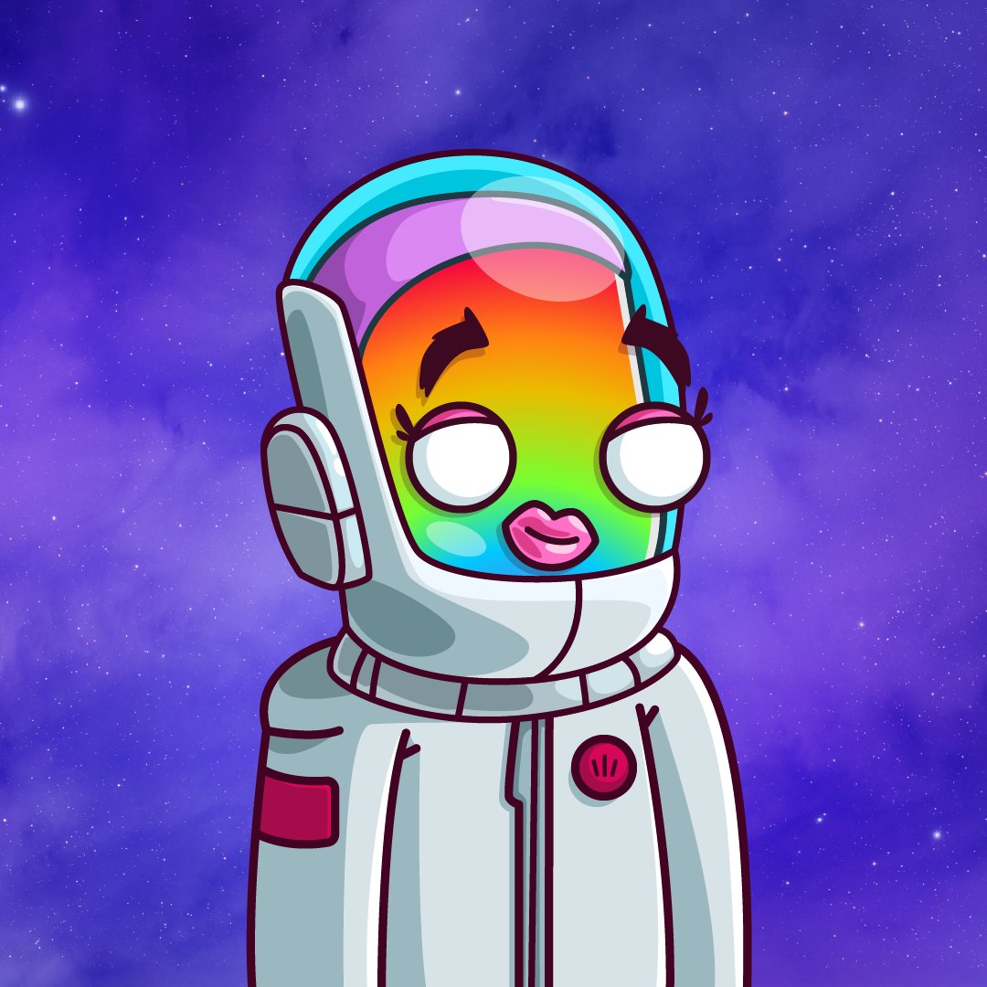 #LooksRare #PraisePals 👀 Rainbow-colored people can go to the moon, too! Let's be inclusive and not divisive. Spread some love, comment, follow, RT. We'll pick a WL winner in 24h. 🤟🏻✌🏻🙏🏻 A better world lies ahead.