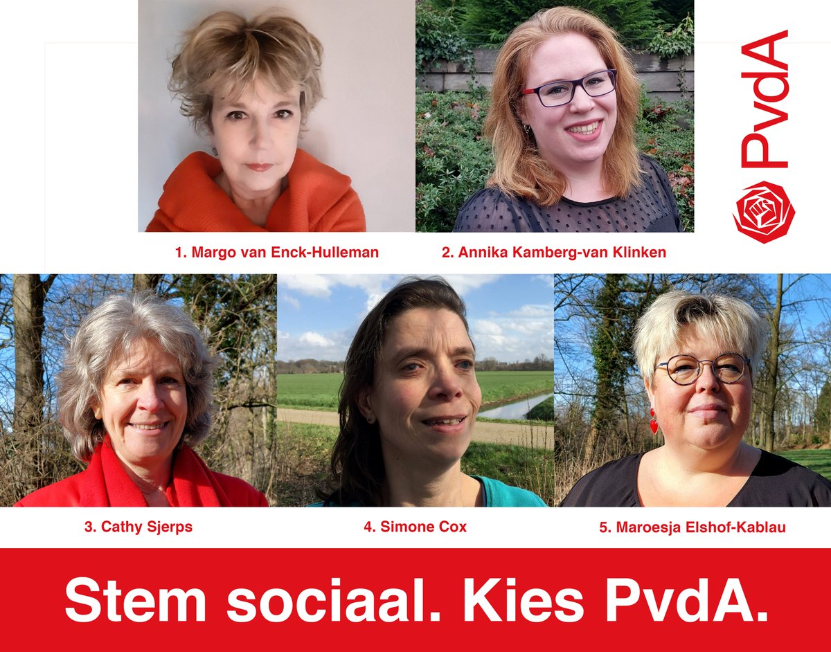 pvdabrummen's tweet photo. Komende week zijn de gemeenteraadsverkiezingen! Op wie stem jij? Bekijk onze kandidatenlijst op onze website! 🌹👇🏾🗳️
https://t.co/uakR0N0m6x

#PvdA #PvdABrummenEerbeek #GemeenteBrummen #StemSoiciaalKiesPvdA #verkiezingen #GR2022 #Gemeenteraadsverkiezingen2022 #StemPvdA https://t.co/KR1SczIWBW