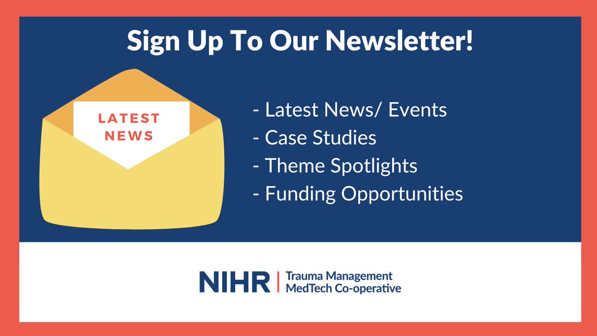 DDRHRC's tweet photo. Have you signed up to our newsletter? 

This is a great way to be kept up to date with our news, #casestudies, theme spotlights and #funding opportunities for #medicaldevice and #medicaltechnology development!

Sign up here: https://t.co/JdJrE26XNJ https://t.co/Up0JhyNeOS