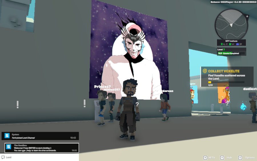 ChristinaLuche5's tweet photo. Look at me on NFT Institute in front of an amazing @omnimorphs! #OmnimorphSelfie https://t.co/EQYzWYshSy