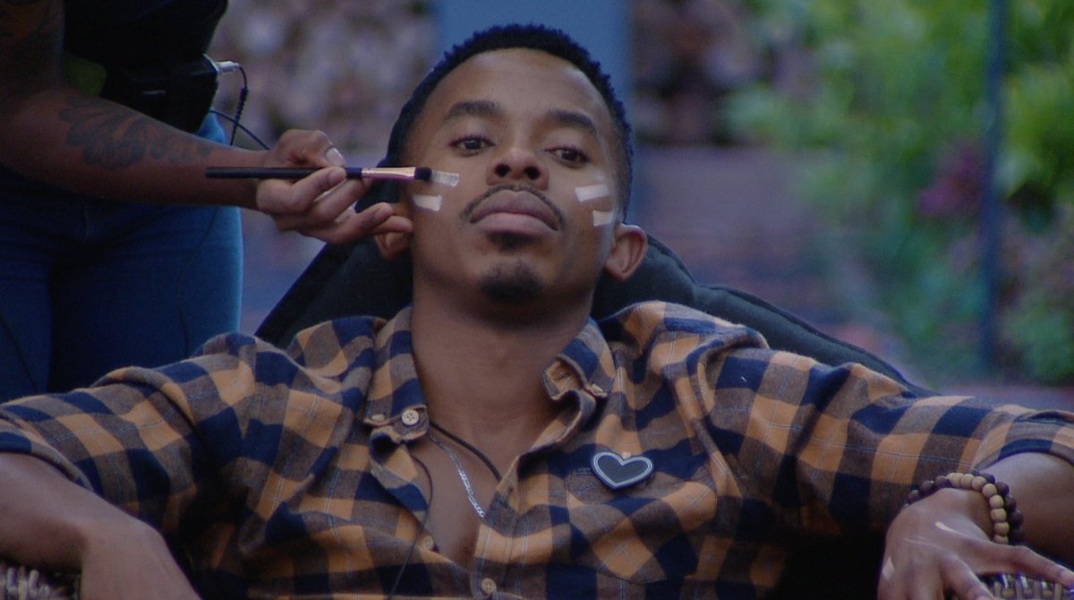 BBMzansi's tweet photo. Come through glam squad Terry! 👏🏾

The Wager Task Presentation is loading and we are all set to see whether the Housemates can impress Biggie for another win. 

Watch the latest #BBMzansi videos: https://t.co/O6P613WSdC https://t.co/RjUdvgfvGb