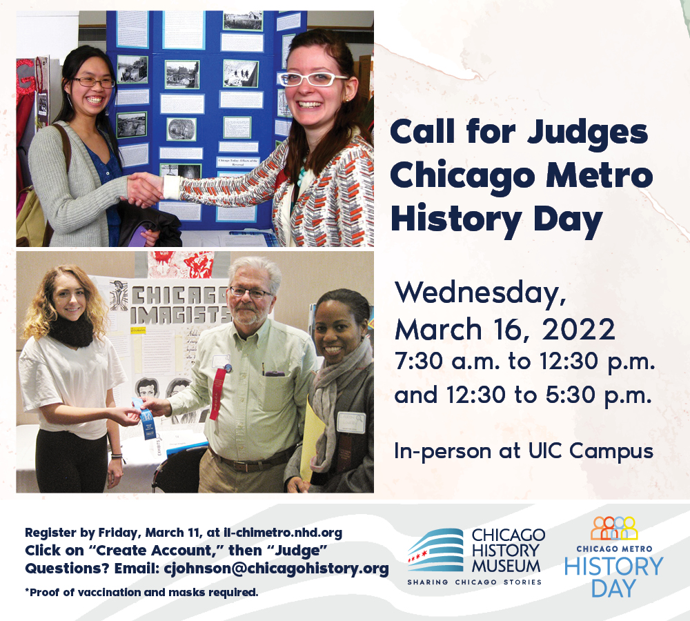 ChicagoHistoryMuseum on Twitter "The Chicago Metro History Day invites