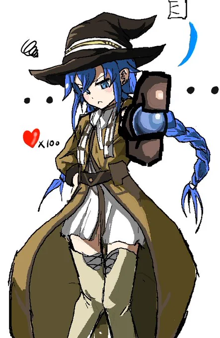 絵チャで描いたロキシーです 