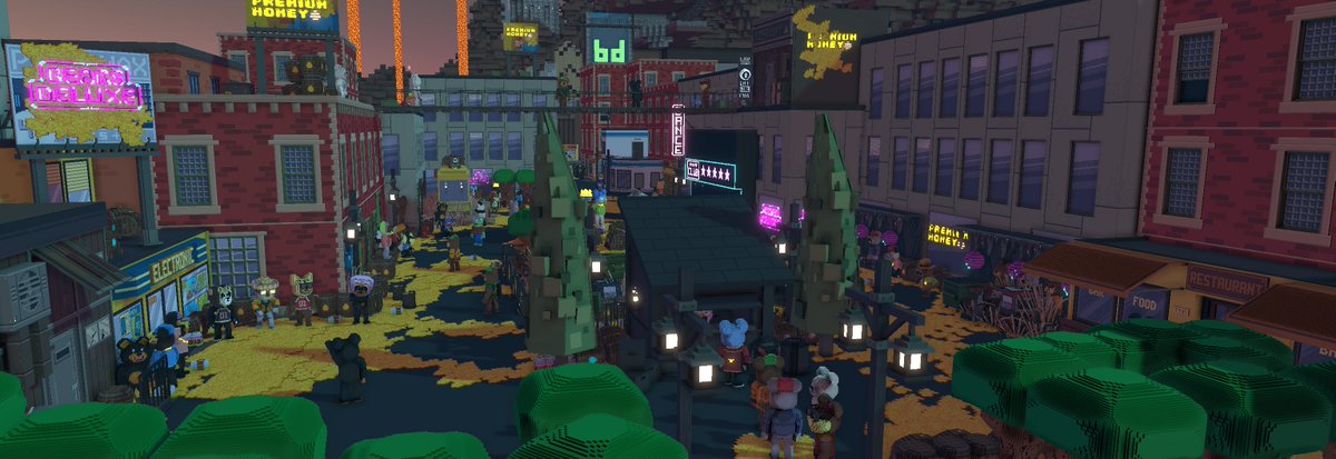 Just a regular day in downtown deluxe!! WHO IS READY FOR VOXEL BEARS?! <a href="/bears_deluxe/">Bears Deluxe</a>