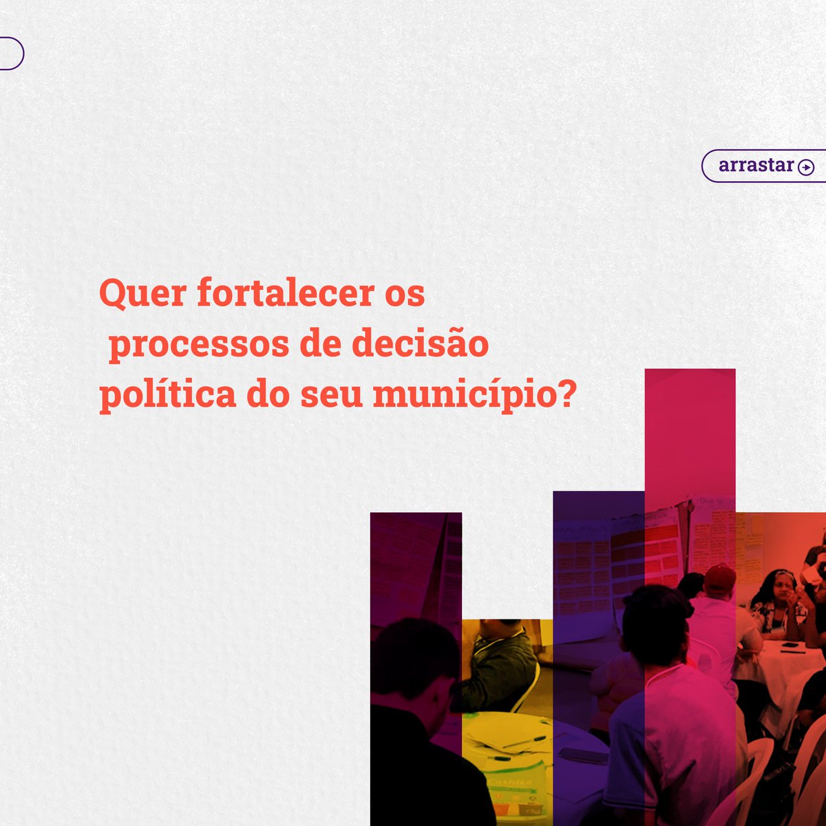 DeliberaBrasil's tweet photo. É a população e o poder público unidos para tomar as melhores decisões.
É hora de #Deliberar! Marque aqui uma pessoa que deveria participar desses diálogos com você 🗣 👤
#assembleiacidada #decidadania #deliberacaocidada #democracia #clima #mudancaclimatica #PoliticalJudges https://t.co/naucZlSbV9