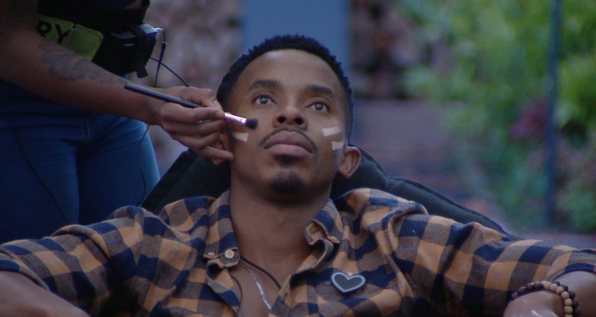BBMzansi's tweet photo. Come through glam squad Terry! 👏🏾

The Wager Task Presentation is loading and we are all set to see whether the Housemates can impress Biggie for another win. 

Watch the latest #BBMzansi videos: https://t.co/O6P613WSdC https://t.co/RjUdvgfvGb