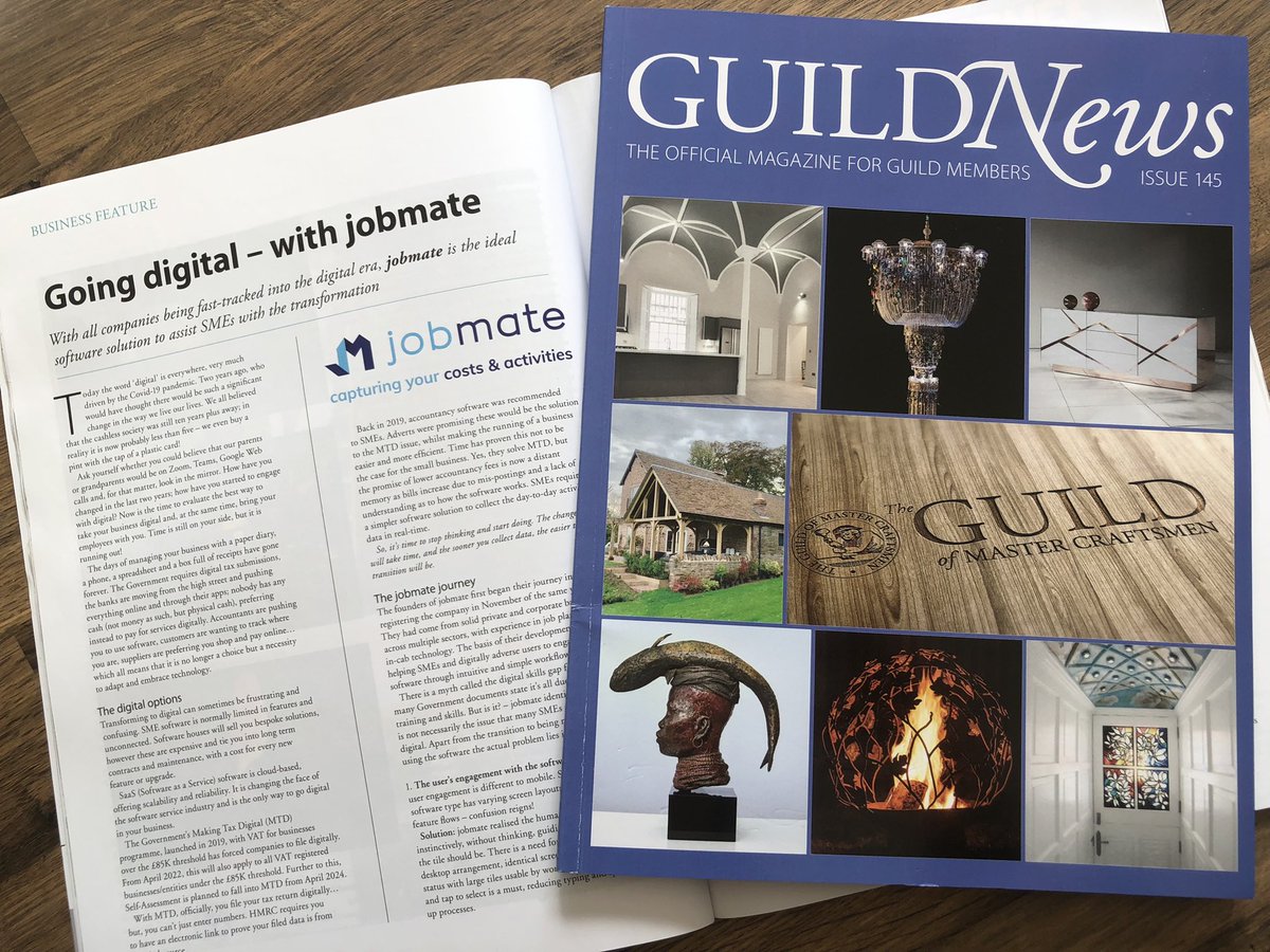 Proud to announce our official partnership with <a href="/Guild_MasterC/">The Guild of Master Craftsmen</a> 😊

Are you a Guild member? You can read all about our exclusive member offer in your copy of Guild News! Got a question? Drop us a DM, we’re always here to help!

#uksmallbiz #selfemployed